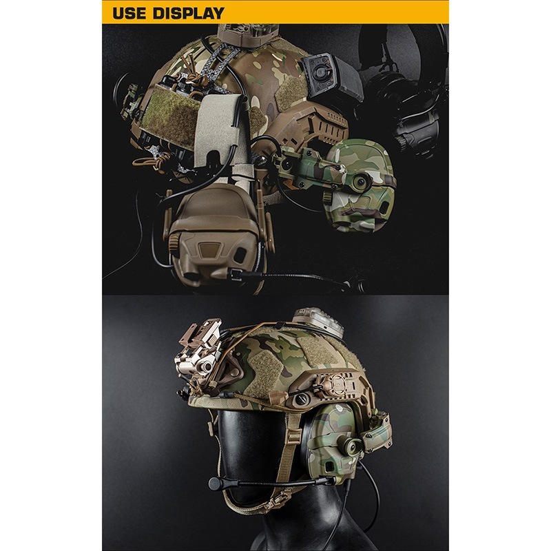 タクティカルヘルメットとタクティカルヘッドセット新品・未使用品❗️ Z-041 ZTACTICAL ZタクティカルCMTC II タクティカルヘッドセット(Z