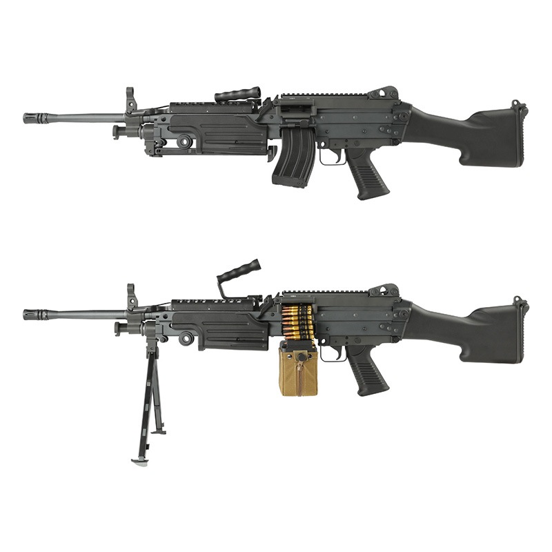 WELL PRO M249 SAW LMG ライトマシンガン 電動ガン (ツインモーター