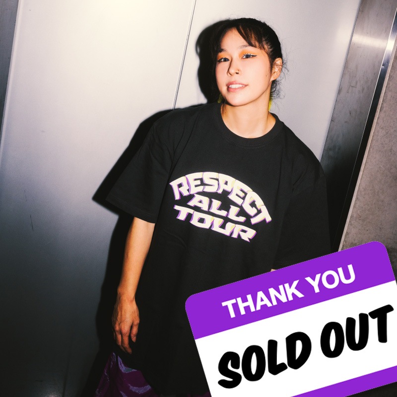 RESPECT ALL　ツアー Tシャツ (スミ)