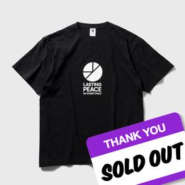 LASTING PEACE　Tシャツ (ブラック)