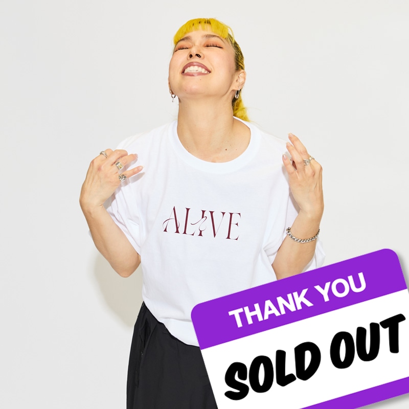 AI 25th best tour ← ALIVE → T-shirt (White)