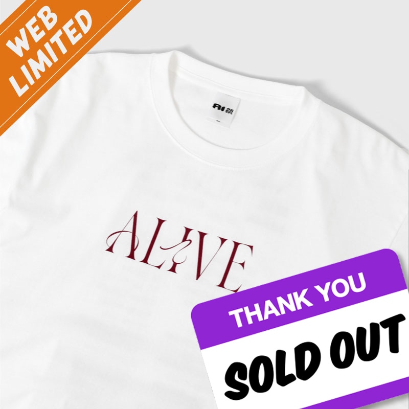 【EC限定】AI 25th best tour ← ALIVE → T-shirt (White)【BIGサイズ】
