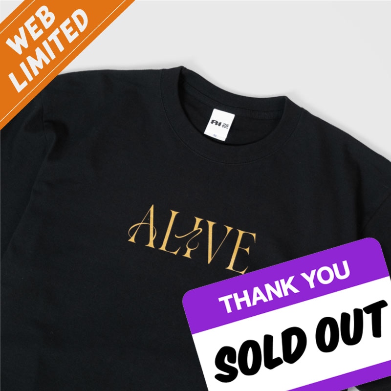 【EC限定】AI 25th best tour ← ALIVE →  T-shirt (Black)【BIGサイズ】