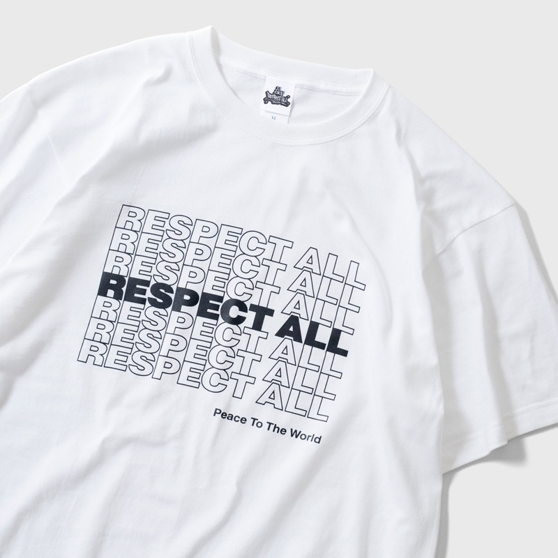 PEACE TO THE WORLD　Tシャツ (ホワイト)