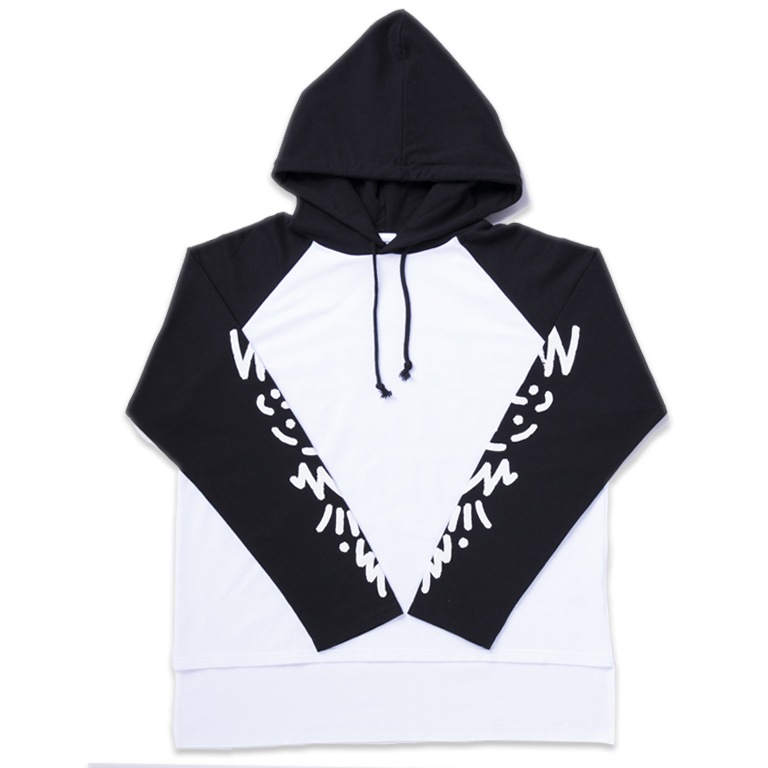 ロングteeフーディー