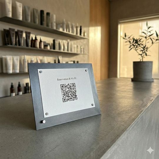 黒皮鉄のカードスタンド