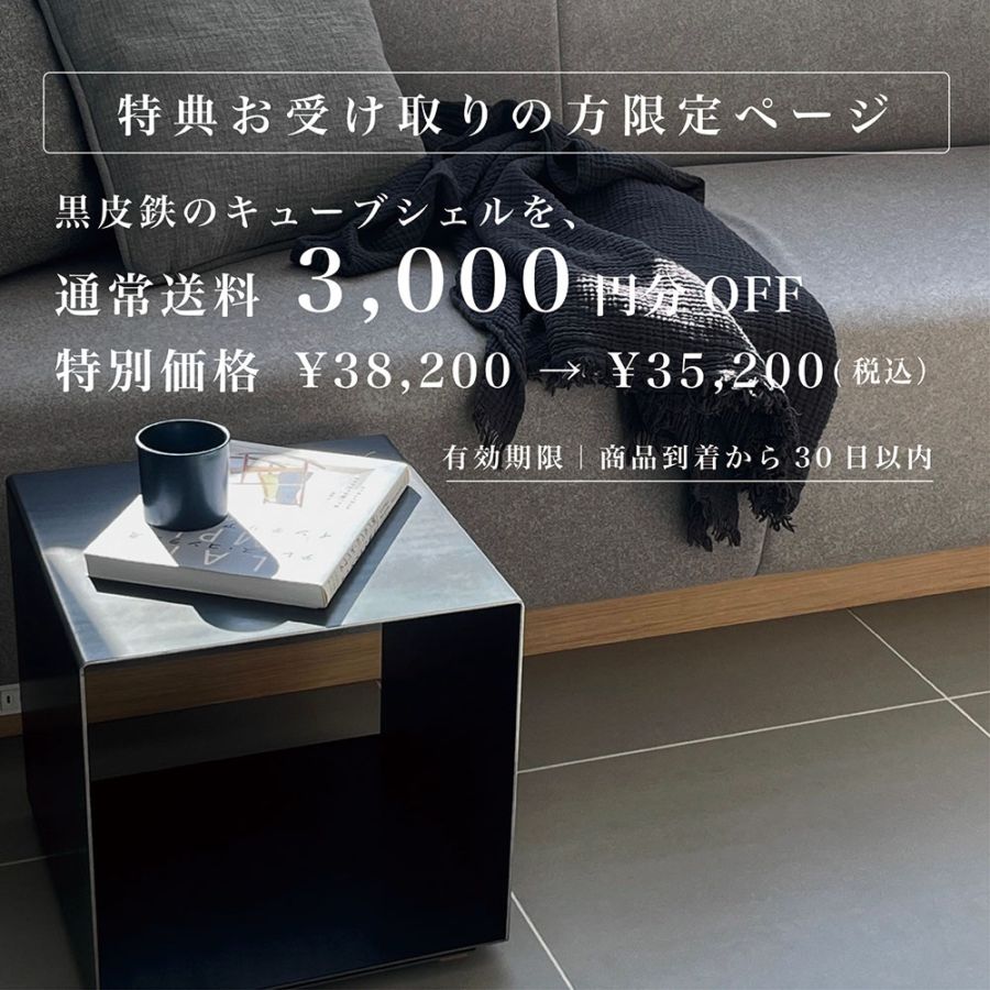 【送料無料特典】キューブボックス