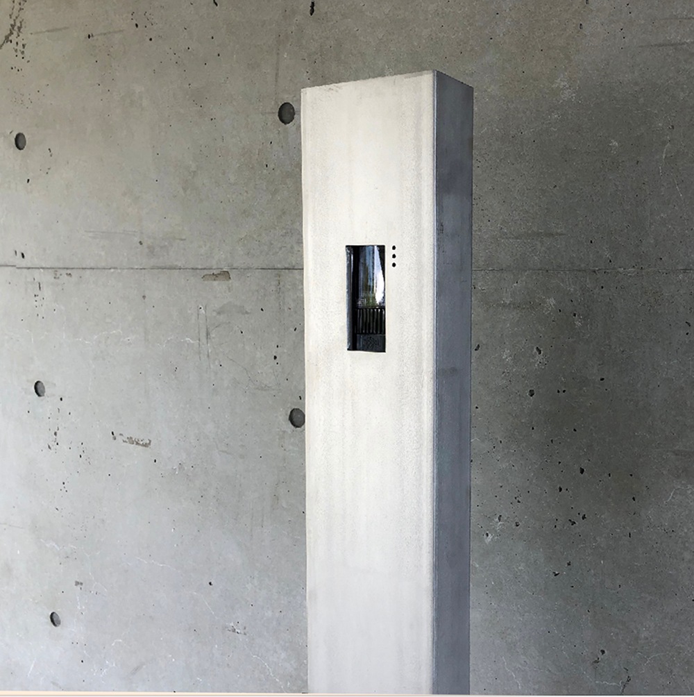 エントランスピラー／マットステンレス 