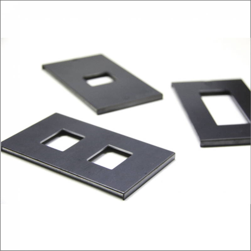 aizara 黒皮鉄スイッチプレート 1穴