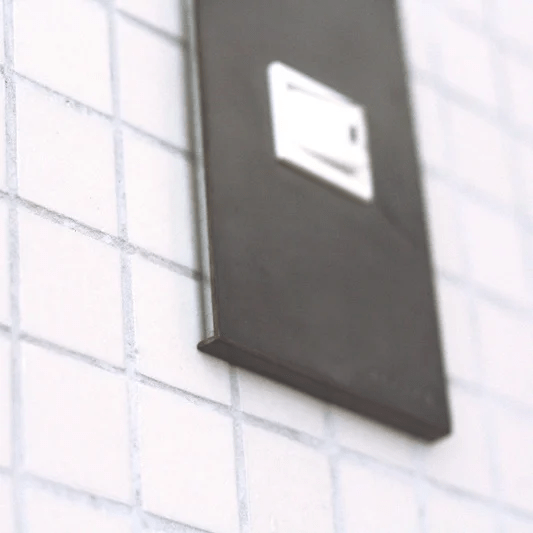 aizara 黒皮鉄スイッチプレート 1穴