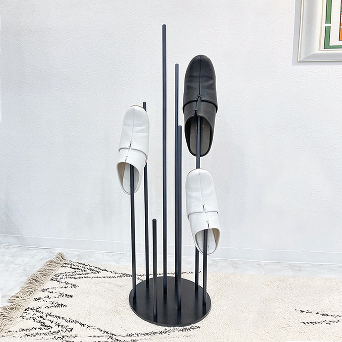 黒皮鉄のスリッパスタンド