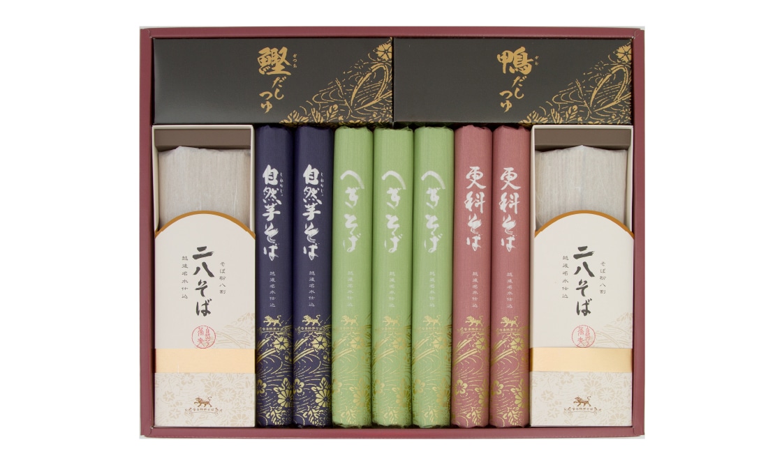 そば詰合せ KJ50N【冬ギフト2025】 | 自然芋そば【味彩庵】 越後名水