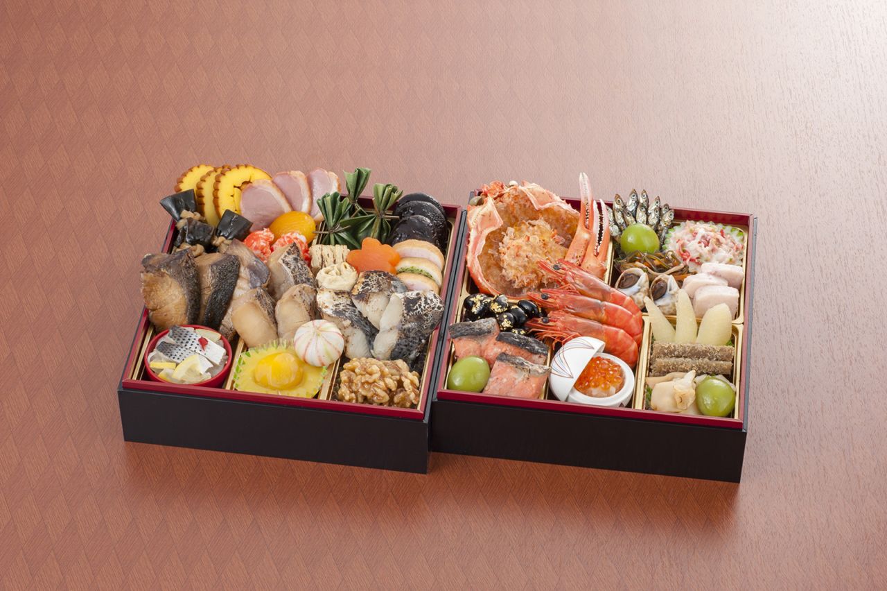 鳥取境港 磯の味処さかな工房 海鮮おせち二段重