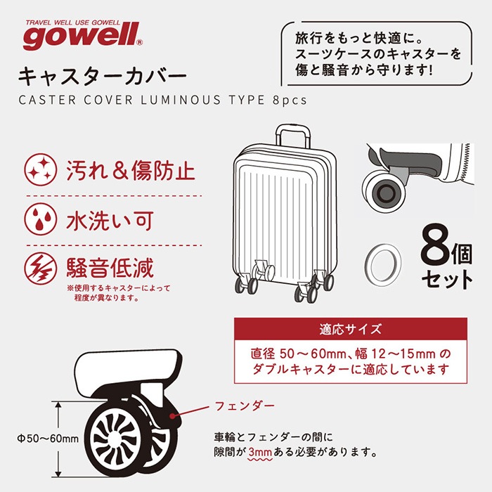 gowell �Ų� �����ɻ� ��곰����ǽ ���㥹�������С� �����ĥ����� ����꡼������ �����䥫�С� 8�ĥ��å� ���ꥳ����