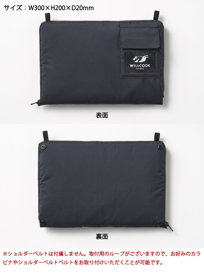 WILLCOOK TREK 3WAY ��Ǯ�ݡ��� ���ѥХåƥ꡼�� #143591 �֥�å� �����ҡ�����HOTOPIA���� �����륯�å�