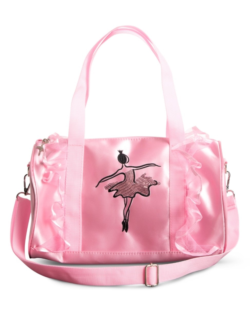 【カペジオ】 B281 Sequin Ballerina Barrel Bag　 スパンコール バレリーナ 筒形 バッグ