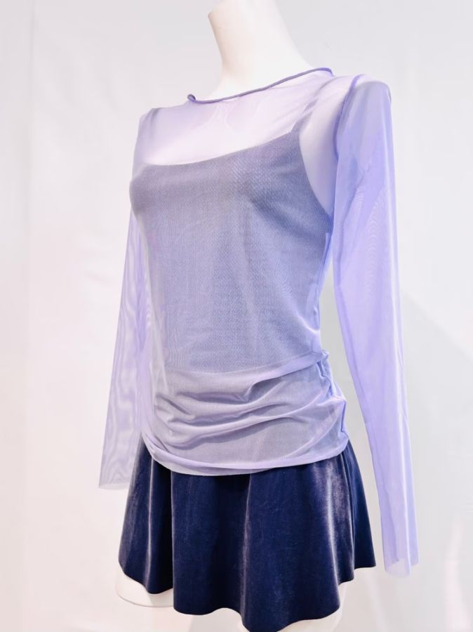 【ヴィーダ】 メッシュ　ロングＴシャツ