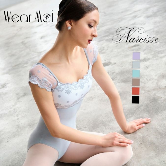 【ウエアモア】NARCISSE　ナルシス　ショートスリーブ　レオタード　