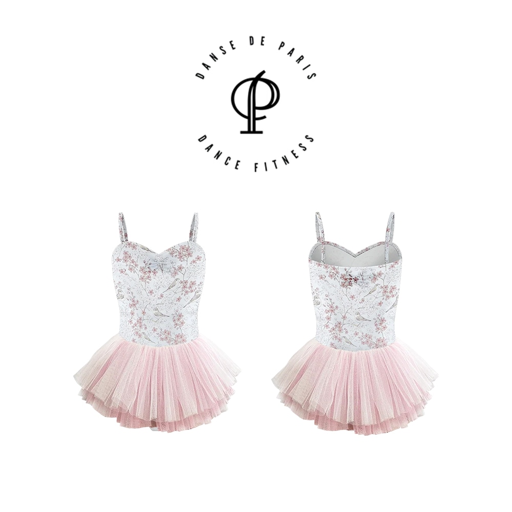 【Danse de Paris】Scarlette Tutu Nenette 子供用 スカート付き レオタード