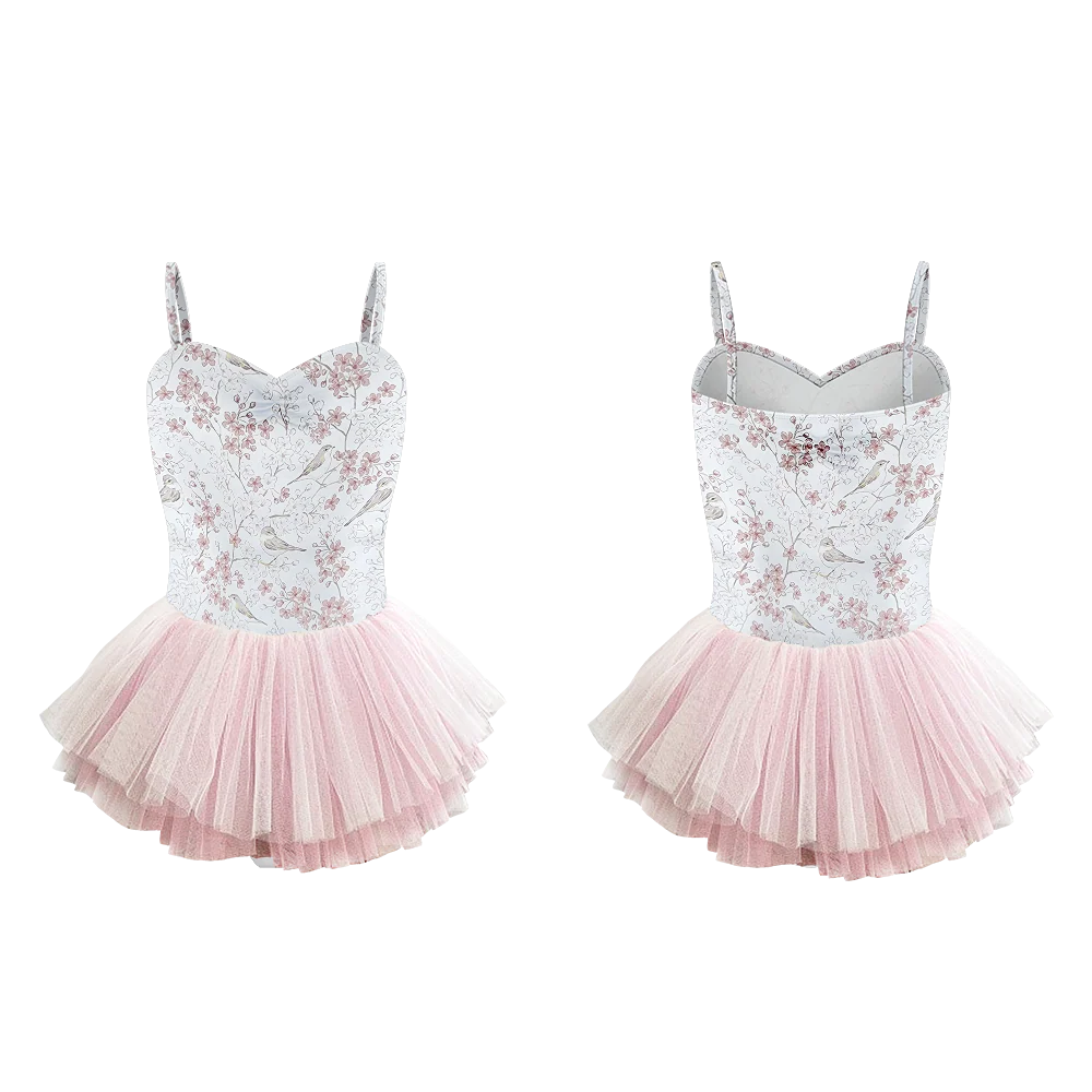 【Danse de Paris】Scarlette Tutu Nenette 子供用 スカート付き レオタード