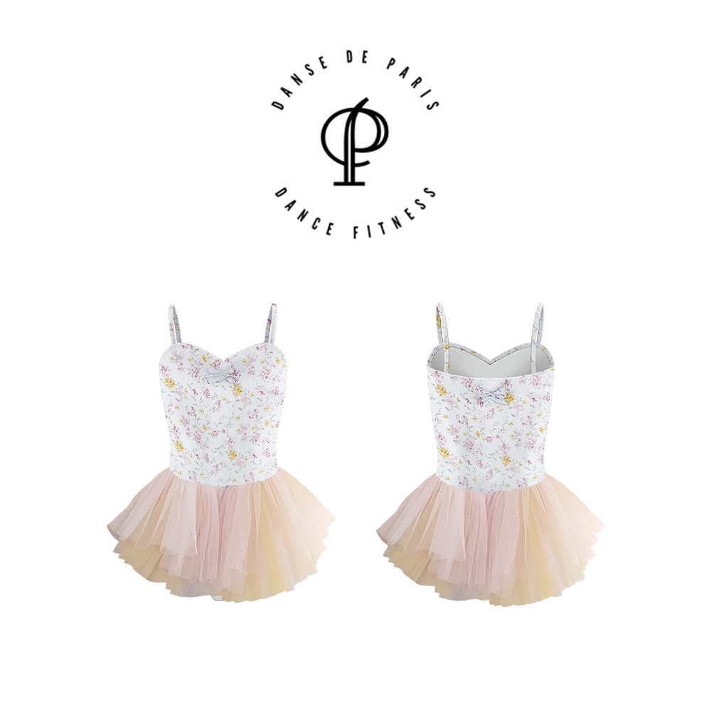 【Danse de Paris】Scarlette Tutu Fleurine 子供用 スカート付き レオタード