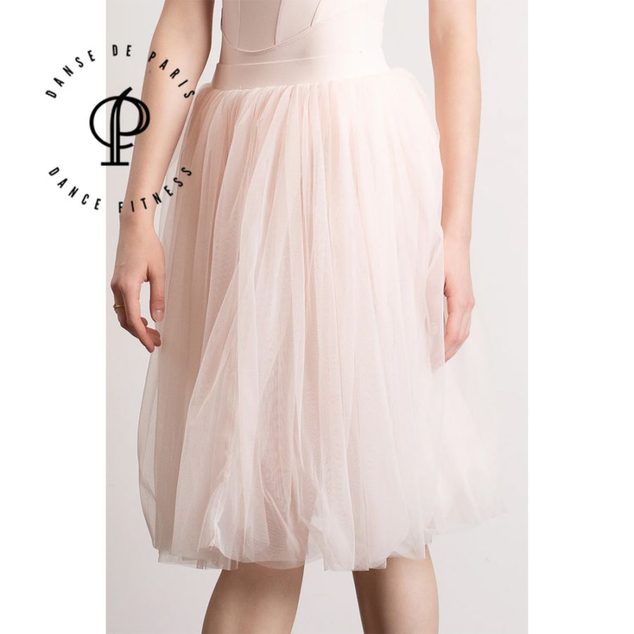 【Danse de Paris】TULLE SKIRT BALLET PINK　ロマンチックボン　リハーサルスカート　ピンク