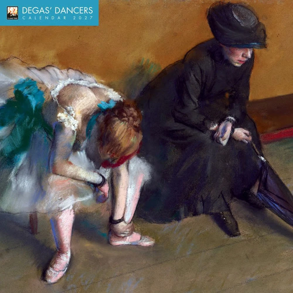 ドガ 壁掛 カレンダー Degas' Dancers Wall Calendar 2027 ＜数量限定