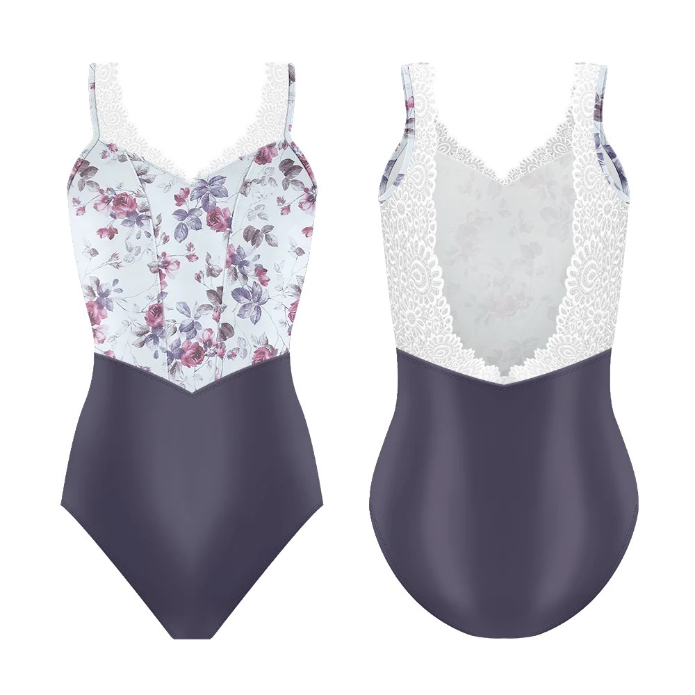 ��Danse de Paris��Demi Moulin Florine Purple Velvet ��ǥ����� �졼�� �쥪������