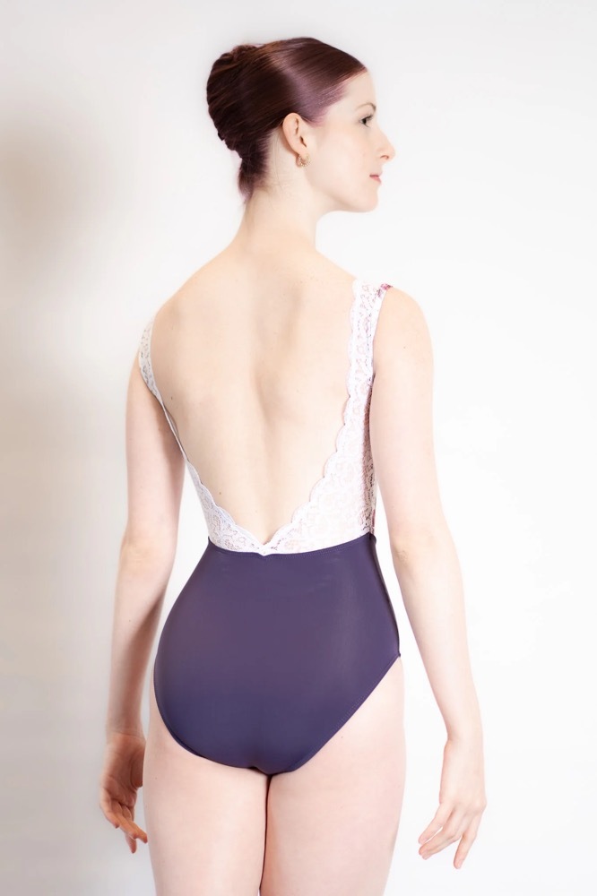 ��Danse de Paris��Demi Moulin Florine Purple Velvet ��ǥ����� �졼�� �쥪������