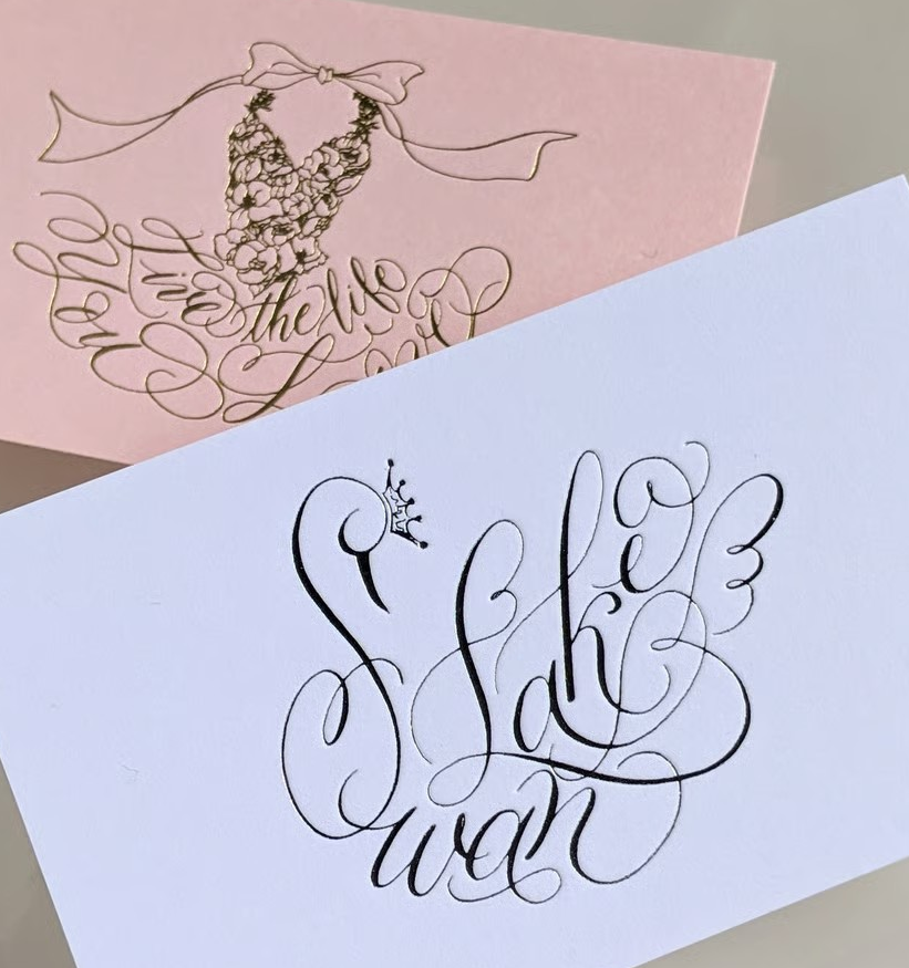 BreezeFoil Stamp Mini Card 󲡤ɡ  Swan Lake