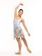 eleve Long High-Low Skirt Feeling Blue Mesh  