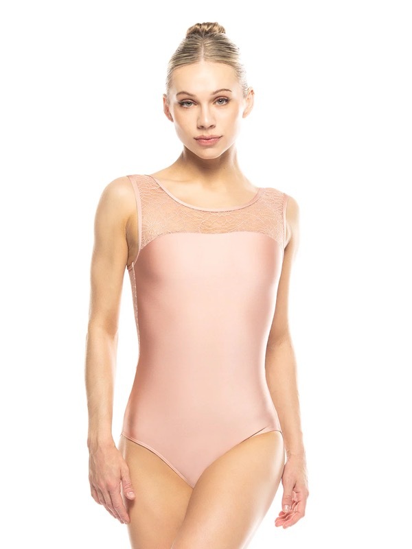 eleveIda Leotard Rosewater Lace쥪