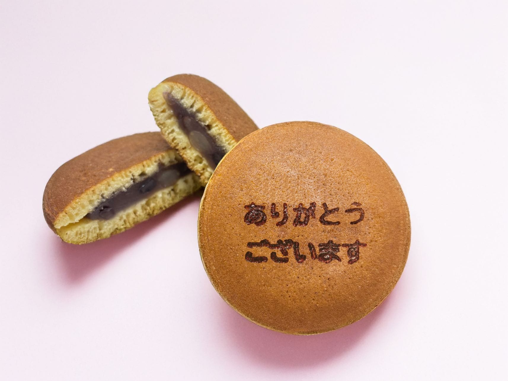 名入れどらやき（ありがとうございます） バラ