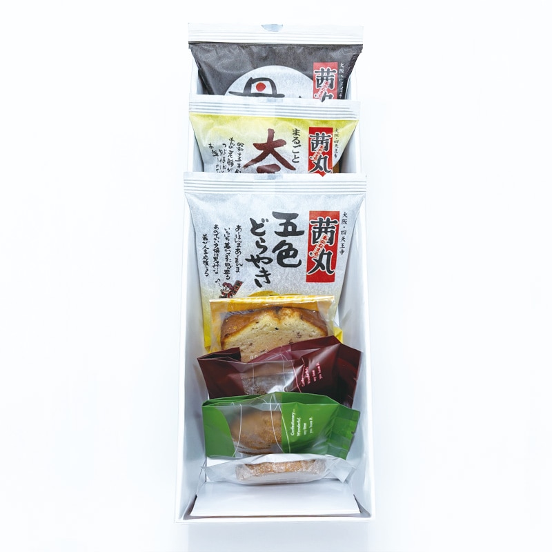 【贈答・ギフト対応】茜丸 和洋セットA（焼き菓子4種＋五色・大栗・黒豆）＜送料込み＞
