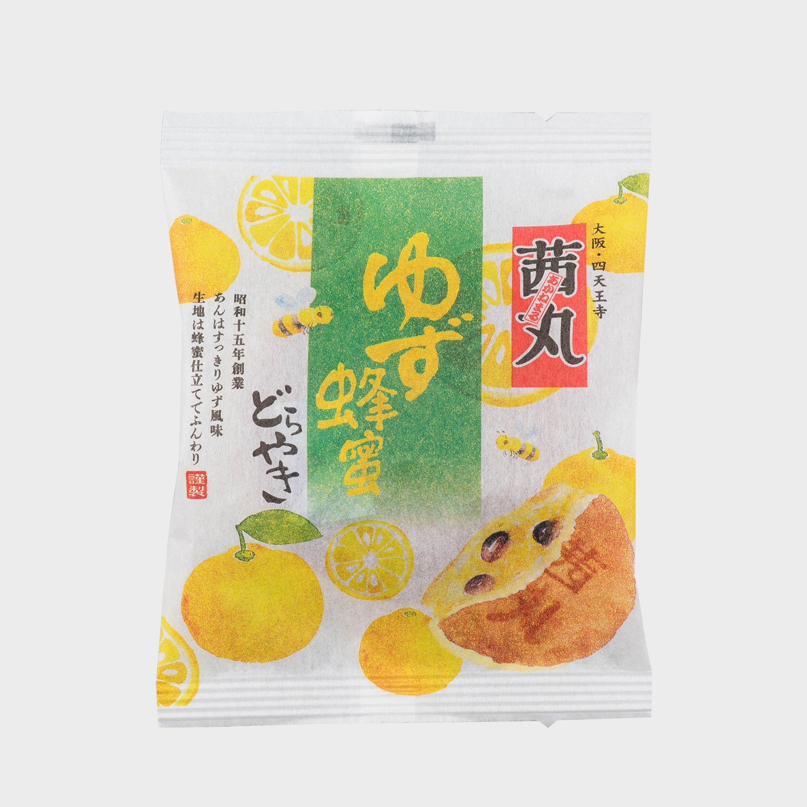 【ご自宅用】ゆず蜂蜜どらやき バラ