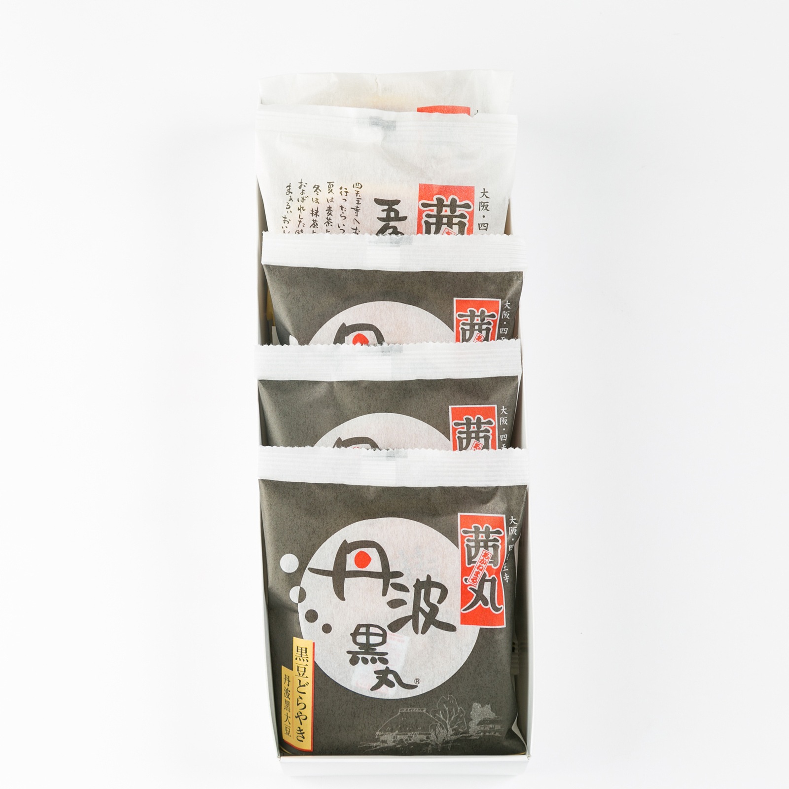 [どらやき・化粧箱詰め]五色×黒豆詰合せ(5個入)