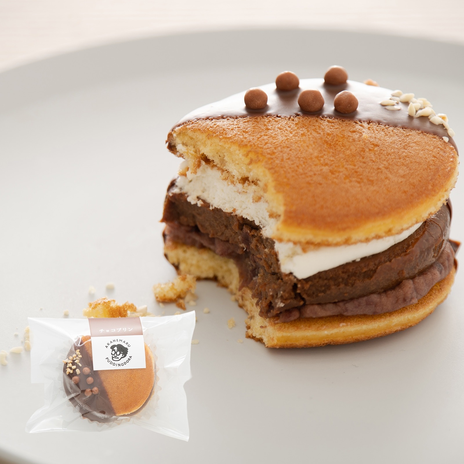 【冷凍】プリンどらやき6個セット－Autumn[秋限定]（モンブラン＆おいもブリュレ／チョコ）＜送料込＞