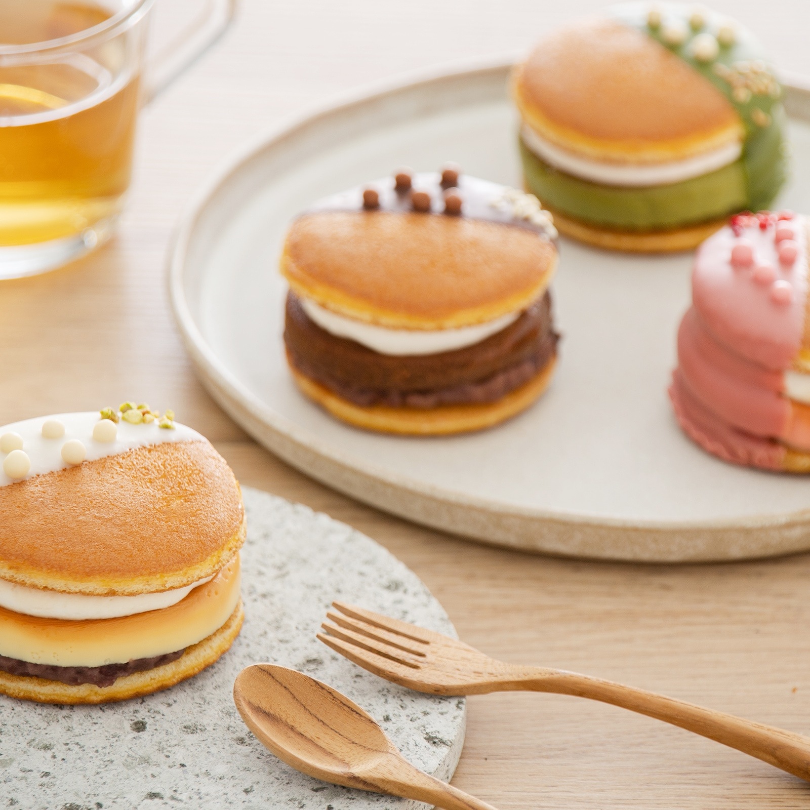 【冷凍】プリンどらやき6個セット－Autumn[秋限定]（モンブラン＆おいもブリュレ／チョコ）＜送料込＞