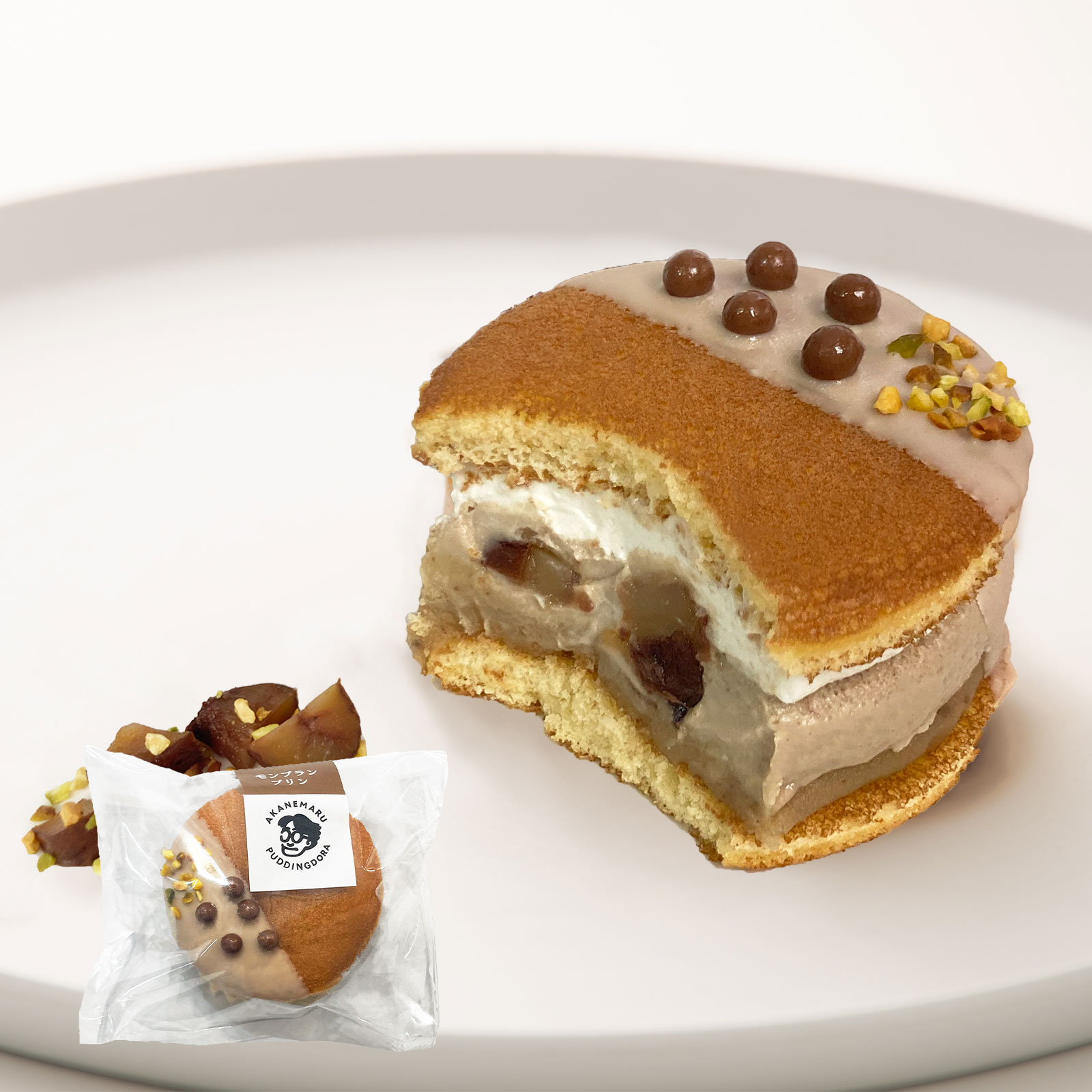 【冷凍】プリンどらやき6個セット－Autumn[秋限定]（モンブラン＆おいもブリュレ／チョコ）＜送料込＞