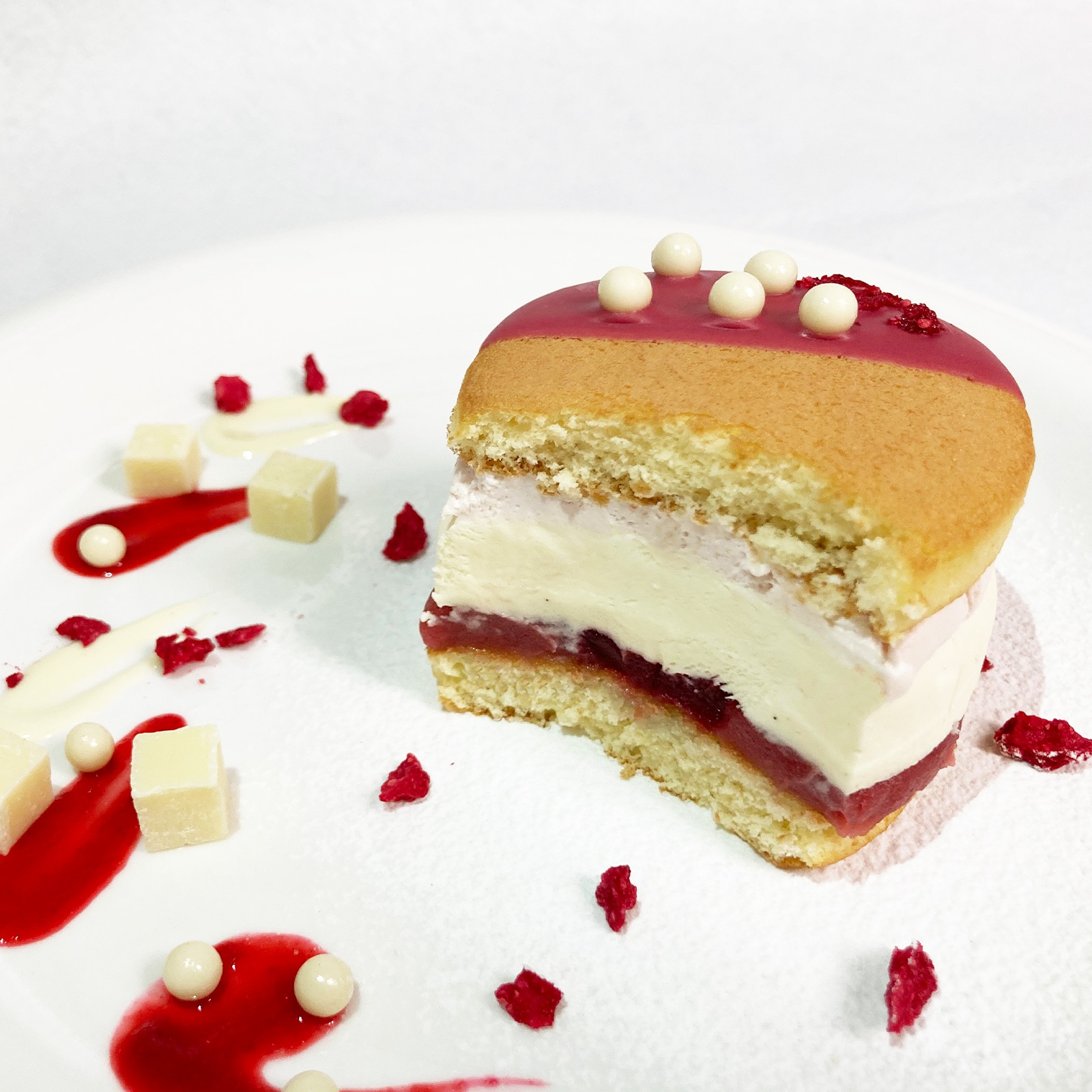 【冷凍】ラズベリースノープリンどらやき