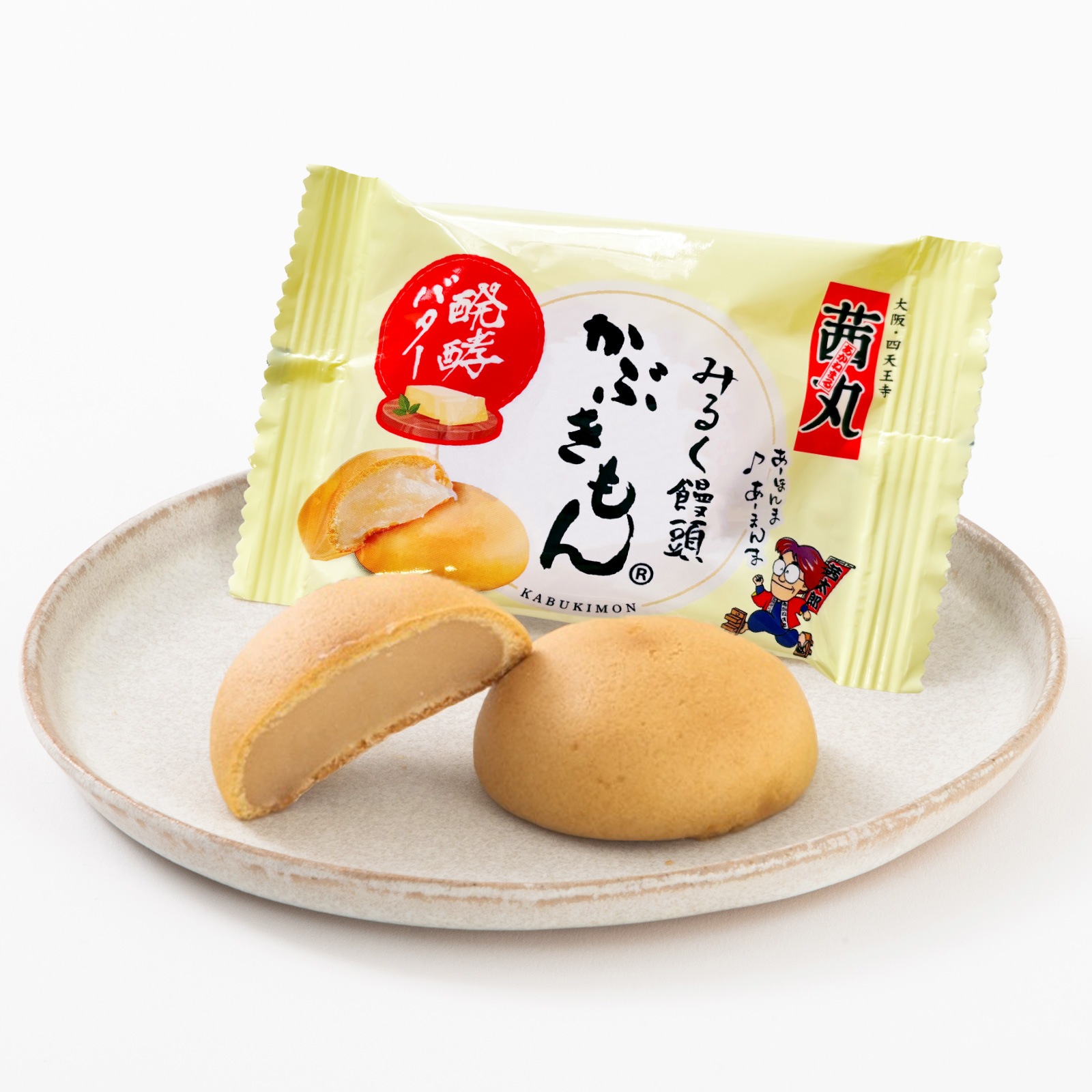 【贈答・ギフト対応】茜丸みるく饅頭かぶきもん 10個入り