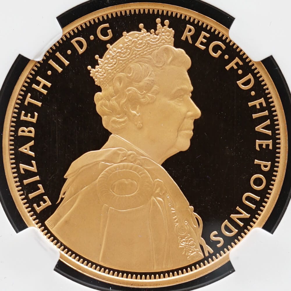 2012 イギリス ダイアモンド ジュビリー 5ポンド 銀貨 イギリス 2012 エリザベス2世 5ポンド 銀貨 PCGS PR70DCAM