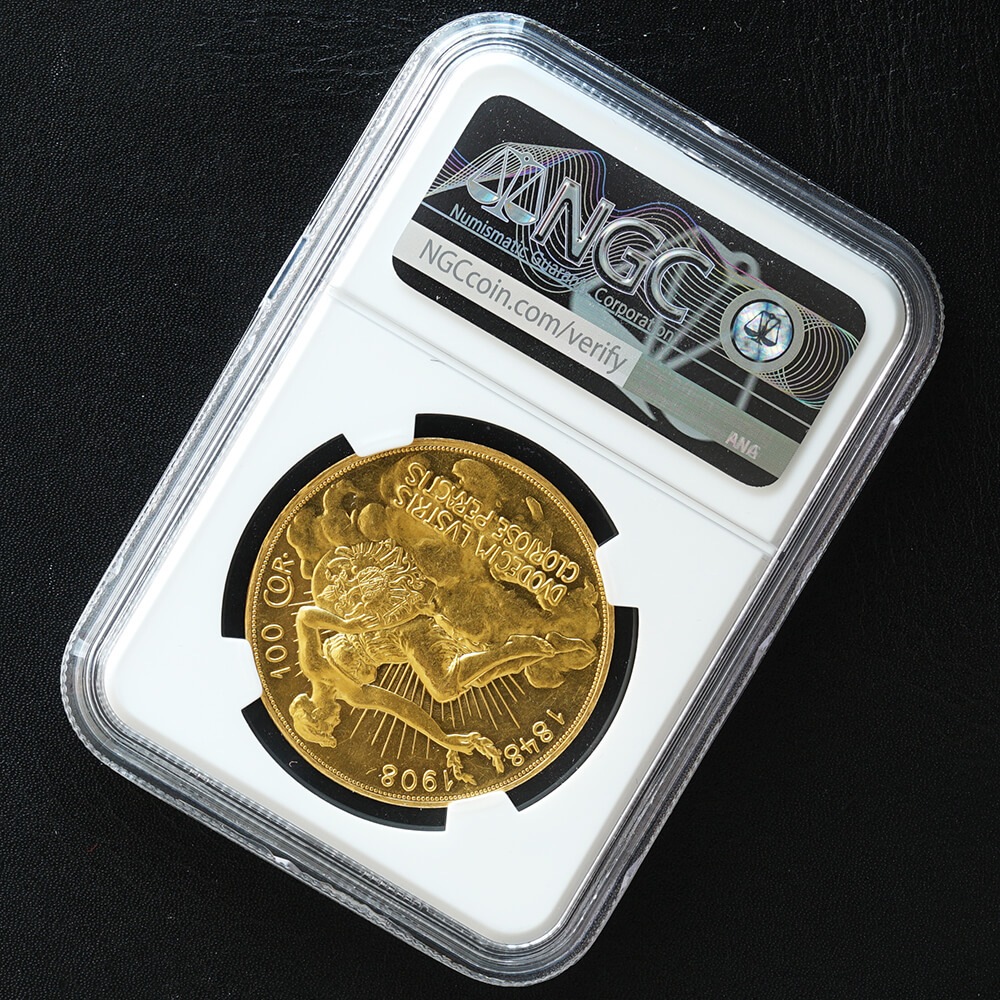 雲上の女神』1908年 オーストリア PF60 100コロナ金貨 | 時代から探す