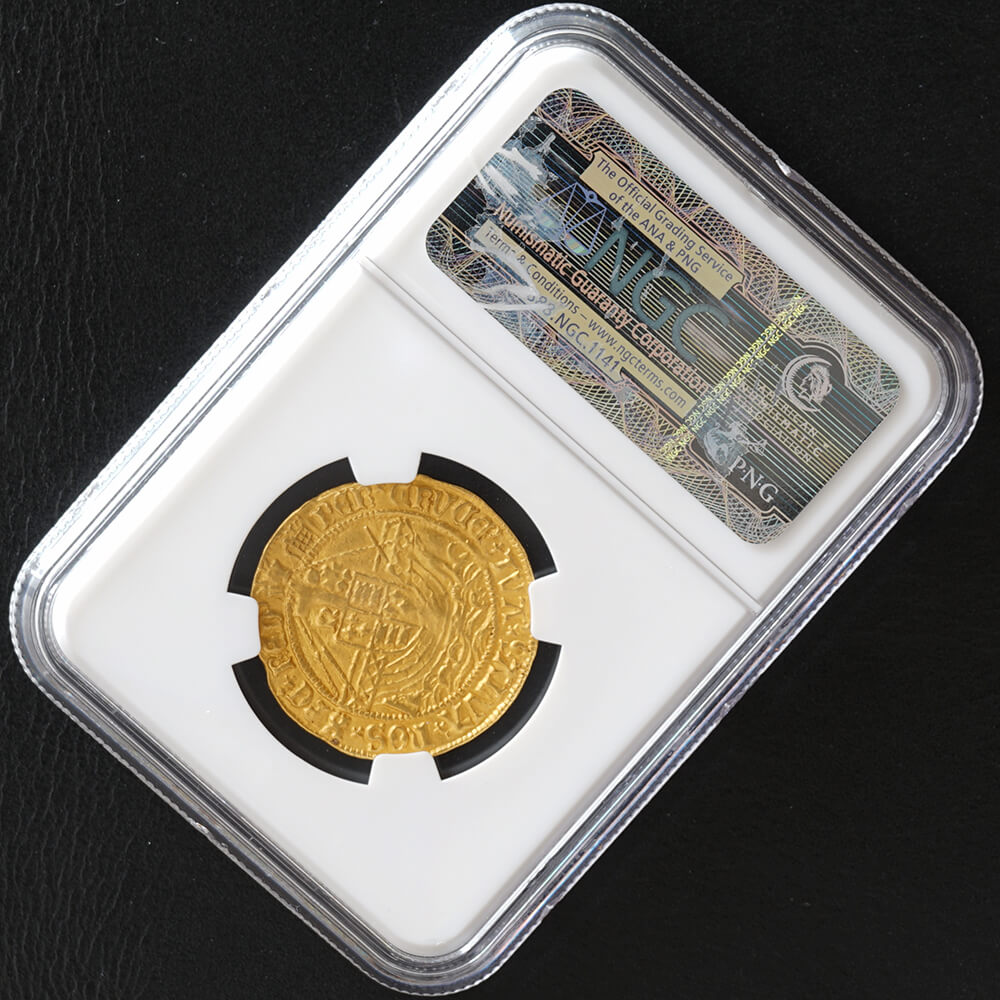 1818年 イギリス 美品 イギリス 1818年 LIX クラウン銀貨 ジョージ3世] 【NGC鑑定 AU58