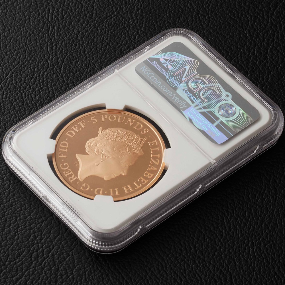 【最高鑑定】 2020年 イギリス 英国赤十字社 150周年 5ポンド 金貨 PF70UCAM