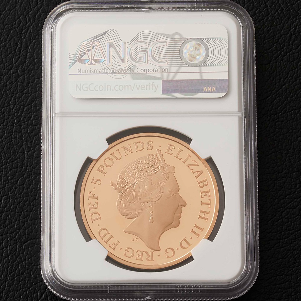 【最高鑑定】 2020年 イギリス 英国赤十字社 150周年 5ポンド 金貨 PF70UCAM