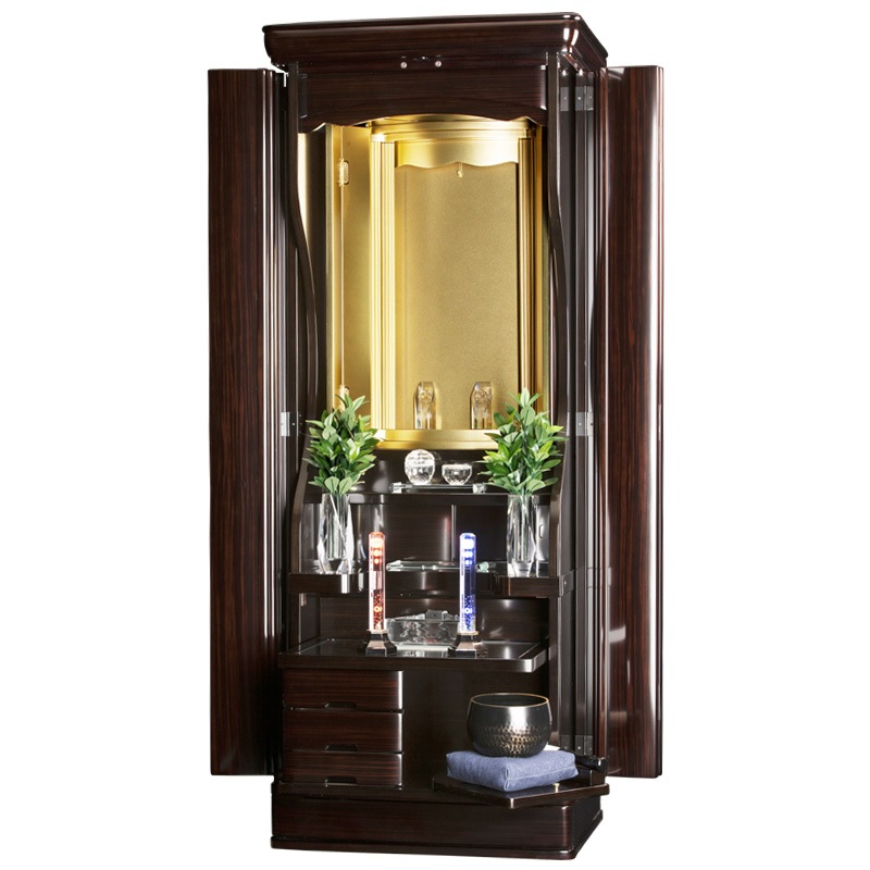 創価学会仏壇仏具【モダンフローラ（黒檀）】赤澤朝陽