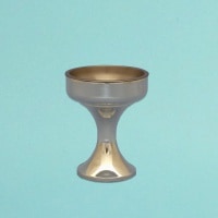 仏器（銀）　創価学会用仏具|金物|お水入、ご飯入