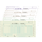 販売】チェーンストア統一伝票 OCR用4枚複写 伝票番号なし C-07 日本製