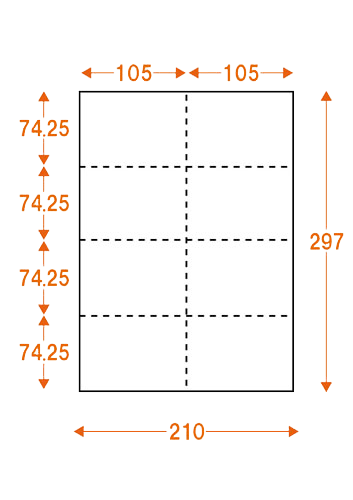 �ߥ��������ꥳ�ԡ��ѻ� ��A4�� 8ʬ�� M0800A4